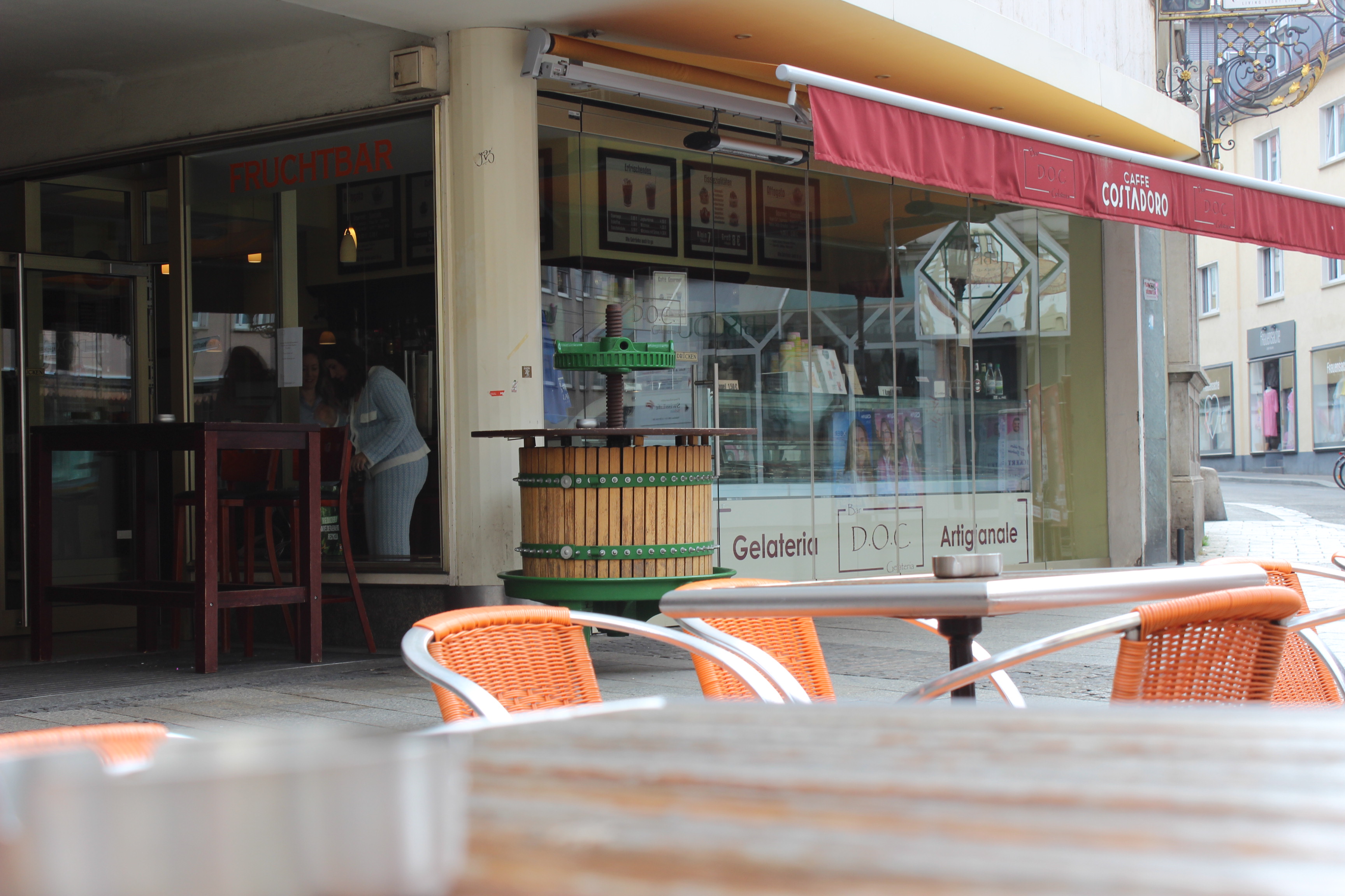 Rustic cozy bar counter detail
